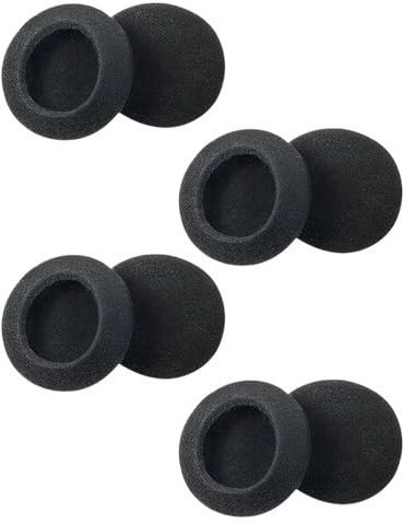 GRETY 8 Pcs Ohrpolster für Logitech Ersatz-Ohrpolster Passend für Logitech 960, Headset Schaumstoff für Logitech, Ersatz-ohrpolster für Kopfhörer für Logitech