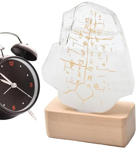 Botella Meteorológica Storm Glass – Vidrio Predictivo Decorativo De Oracle, Exhibición De Escritorio Para El Hogar | Estación Meteorológica Funcional, Accesorio De Oficina Elegante, Regalo Atento Para