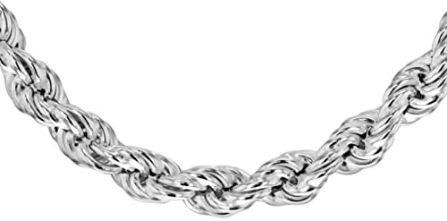 Tuscany Silver Damen Sterling Silber 4.2 mm Seil Halskette