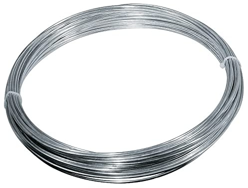 VERDELOOK Matassa Zinc, Filo di Ferro zincato, Diametro 2.7x20 m, Fai da Te Giardinaggio