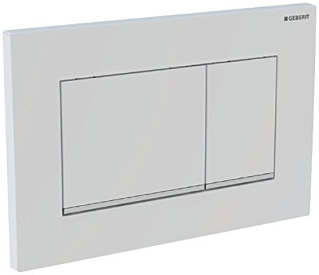 Geberit 115.883.KJ.1 Platte mit 2 Tasten Sigma 30, Grau