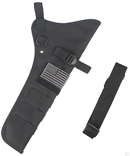 KRATARC Archery Lightweight Hip Arrow Quiver Foldable Compact Arrows Bag with Molle System Hanged for Target Shooting (Black- (with Belt))