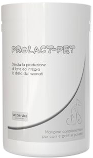 Prolact-Pet | 500 grammi | Integratore per gatti in polvere | Supporto Indispensabile per la Fattrice durante la Gravidanza, Aumenta la Produzione di Latte, Integra il Latte per i Gattini