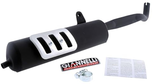 GIANNELLI Sport Auspuff, Tuning Krümmer kompatibel mit Piaggio kompatibel mit Vespa Ciao, Mofa, Moped