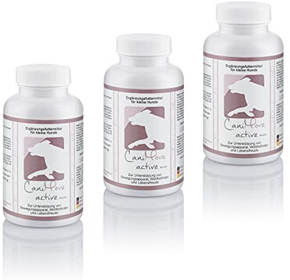 CaniMove Active mini (300 Tabletten für kleine Hunde) mit 10 Heilkräuter-Extrakten für Bewegungsfreude und Tierwohl - MHD-Aktion (11/26)