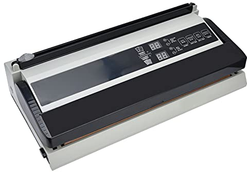 BHDK Vacuum Sealer Machine, Commercial Grade 250w 800ml Vacuum Sealing Machine, 40cm Bag Sealing Knife Auto & Manual Options 8mm Widen Professional Food Sealer for Home Kitchen Restaurant(UK)
