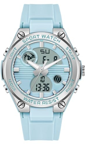 RORIOS Orologio Digitale da Donna Militare Sportivo Orologio Moda Impermeabile Orologio con Sveglia Elettronico Orologio da Polso per Donna