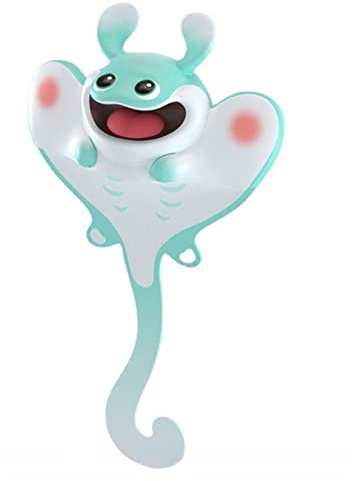 Lesezeichen 3D dreidimensionales Tier-Lesezeichen PVC Karikatur-Stil-Lesezeichen-Student personalisiertes Geschenk-Schul-Schul-Briefpapier Lesezeichen aus Metall (Size : Manta Rays)