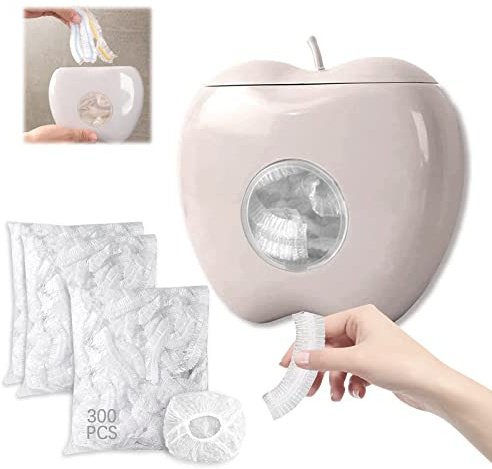 Eowppue Distributeur Film Alimentaire Boîte de pour Film Alimentaire avec 300 de Film Alimentaire avec élastique Boîte de Rangement en Film Plastique pour la Cuisine Distributeur de Film Alimentaire