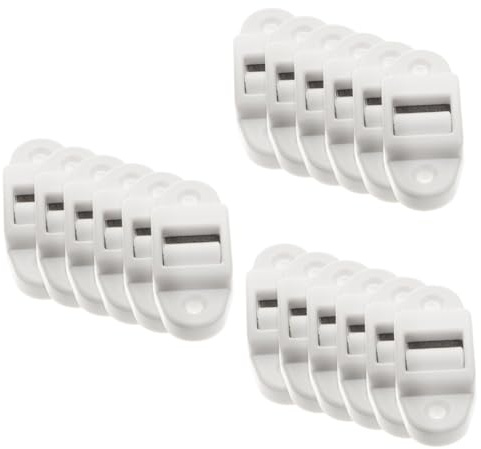 DOITOOL 18pcs Replacement Belt Guide Roller for Shutter Systems Strap Guide Dust Collector Function for Enhanced Performance and Longevity