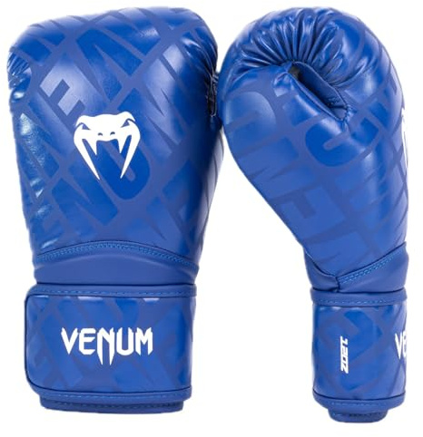 Venum, Contender 1.5 XT Gants de Boxe, Mixte Adulte, 14 Oz, Blanc/Bleu