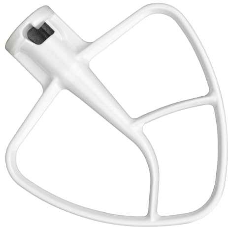 K45B Coated Flat Beater for KitchenAid 4.5-5 Qt Mixer Paddle Attachment Flat Beater Fits Stand Mixer Bowls For KitchenAid 4.5-5 Quart Bowls, Kitchenaid Paddle Attachment