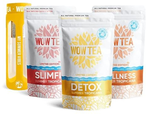 WOW TEA Berry SlimFit Tee: Ganz natürliches 21-Tage-Programm für ein gesünderes, schlankeres Ich (1er-Pack, SlimFit Tee)
