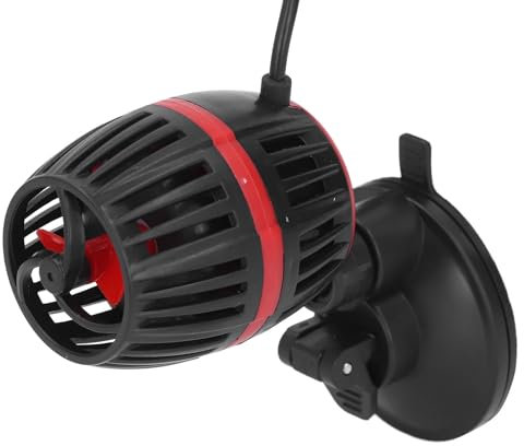Aquarium-Wellenmacher, Praktische Steuerung, Aquarium-Tauchwasserpumpe, Wellenerzeugung für Aquarium, Marine, Tropen (BLACK)