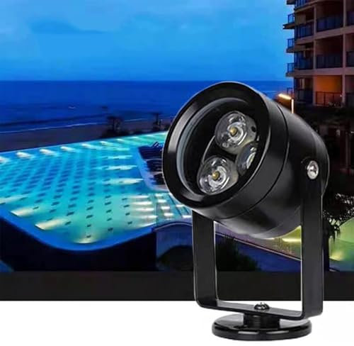 Luci Subacquee Per Laghetto A LED 220V - Lampada Da Fontana RGB Sommergibile, Luce Subacquea Per Piscina A LED 3W, Faretto Da Giardino Impermeabile IP65, Per Terrazza Con Laghetto Da Giardino(Yellow,B