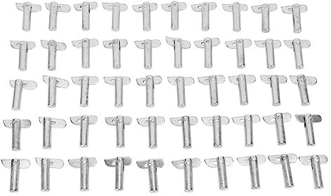 50Pcs Mobile Scaffolding Joint Connecter,Scaffolding Locking Pin Detachable Scaffolding and Guardrail System Locking Pin 180 Degree Rotation Shelf Bracket Welding Fixing Peg Pins ﻿