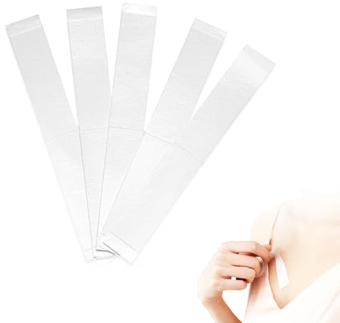 Lot de 72 rubans adhésifs double face transparents double face pour vêtements de femme, robes pour mariages, fêtes, séances photo, et plus encore (85 x 12 mm), blanc, General