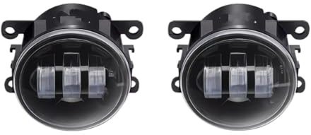 Gtdtixc Luci Antinebbia Per Suzuki Per Grand Per Vitara Per Jimny Per Swift Per SX4 Auto LED Lens DRL Fendinebbia Luci Diurne 2 X Angel Eye Fendinebbia Fendinebbia Anteriori(Dual Color)