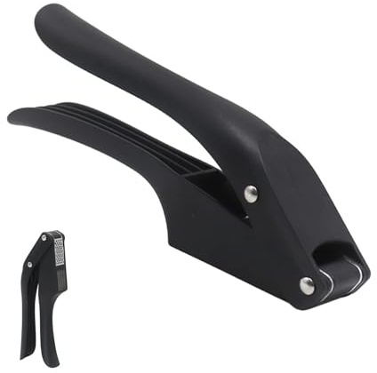 Spremiaglio in acciaio , tritatutto per aglio di alta qualità, tritatutto manuale in acciaio , tritatutto per , facile da spremere, lavabile in lavastoviglie, utensile da