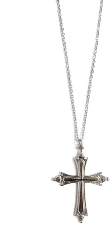 Cruz Papa León XIV 80mm baño de plata