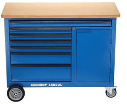 Gedore Banco da lavoro mobile, 1,25 m - 1504 XL