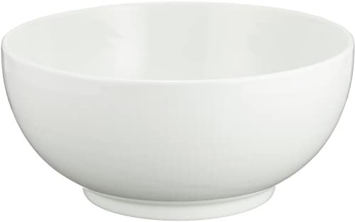 Royal Copenhagen White Fluted 1017396 - Ciotola in porcellana, 180 cl, 21 x 9,5 cm, colore: Bianco