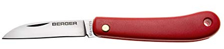 Berger navaja para floristería 3600 de acero inoxidable navaja para jardín con cuchilla de 6.2 cm