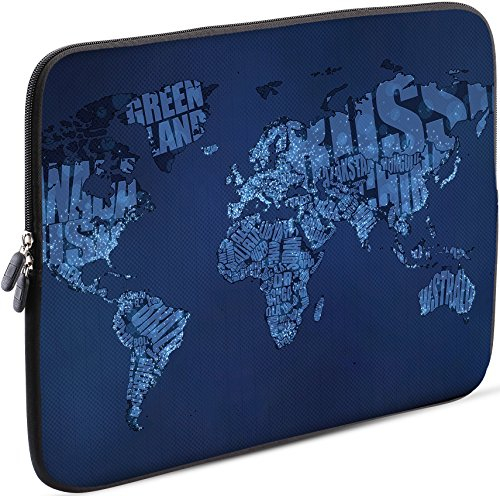 SIDORENKO Custodia per Tablet PC per 10-10,1 Pollici - Custodia Protettiva Universale per Tablet - Coprimaniche in Neoprene, Blu