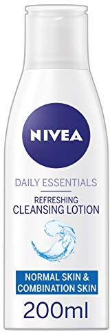 NIVEA Visage Erfrischende Reinigungsmilch 200 ml, 6 Stück