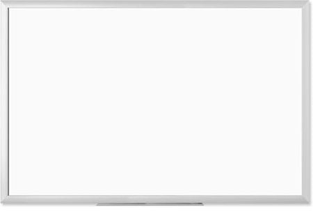U Brands magnetisk whiteboard-tavla, 60 x 86 cm, silver aluminiumram (291U00-01)