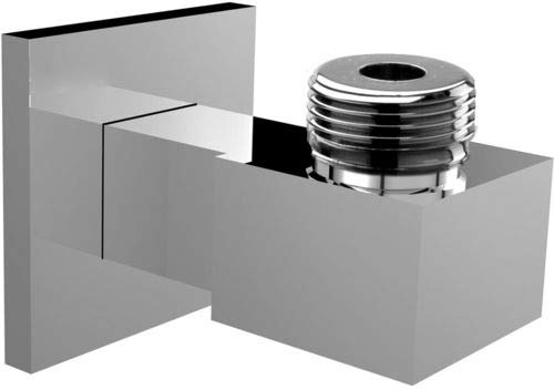 Paffoni ZCOL842CR Colonna doccia regolabile SYNCRO PLUS Supporto a muro “Quadro” con presa acqua attacco superiore 3/4”G attacco a muro 1/2”G per colonna doccia ZCOL615