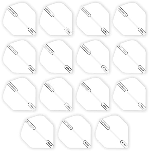 RED DRAGON Hardcore XT Colours Extra Dicke Standard Dart Flights - 5 Sätze pro Packung (15 Dart Flights insgesamt)
