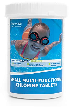 Bluewater Small 50 x 20g Multifunctional Chlorine Tablets - 1kg Jar