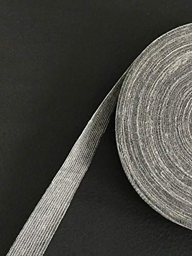 Slantastoffe 100 m Nahtband Kantenband Formband (Grau, 20mm)