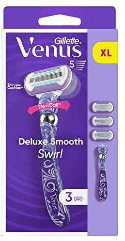 Venus Extra Smooth Swirl Rakhyvel för Kvinnor + 2 Rakbladsrefiller