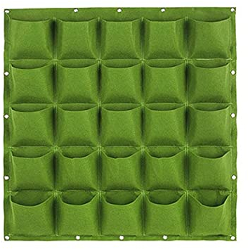 Vertikale Pflanztaschen zum Aufhängen an der Wand – mehrere Taschen zum Aufhängen an der Wand, vertikale Pflanztasche für den Garten