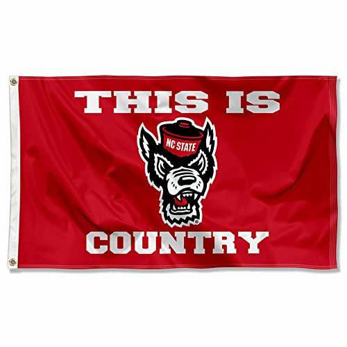 North Carolina State University Wolf Pack Country Banner Flag