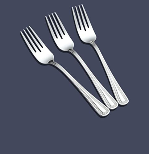 PLUS HOME Cubertería de acero inoxidable (Minimal)(Elegance)(Versalles)(Seurat) más de 50 modelos Excelente acabado (TENEDORES PESCADO 19X2.65CM, Colección Seurat)