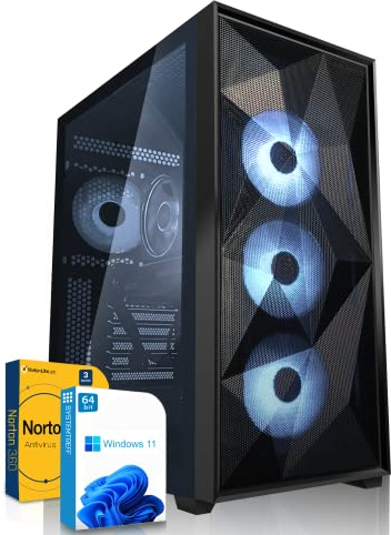 SYSTEMTREFF High-End Gaming PC AMD Ryzen 9 7900X 12x5.6GHz | Nvidia RTX 5070 12GB DX12 | 1TB M.2 NVMe | 32GB DDR5 RAM | Windows 11 | WLAN Desktop Computer Rechner für Gamer, Zocker & Streamer