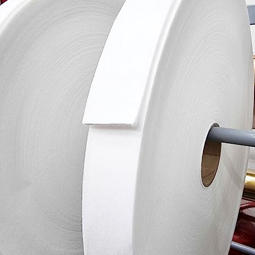 Iron On Fusible Volume Fleece Thick Wadding Batting Easy to Apply 40mm Wide Sewing Bag Making Quilting Crafting Heat & Bond Art Crafts (2 Metre)