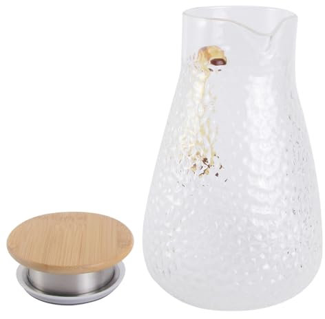 Zerodeko Caraffa Elegante Brocca Per Succo e Bevande Design Pratico e Sicuro Perfetta Per Casa e Ufficio