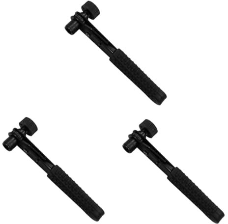 jojofuny 3 Pièces clé à douille Luminosité Tournevis à douille simple outils de poche clés mixtes outil multiple mini clé mini-tournevis tige de tournevis Polyvalent manche rochet