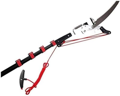 Telescopic Pole Saws Tree Pruners Professional Extendable Pruning Saw Gardening Bypass Landscaping Lopper Tools with Steel Blade (Size : 7.2m)