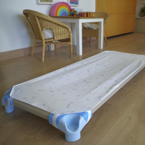 10XDIEZ Sábana Ajustable Hamaca guardería (Verde - 53x130cm)