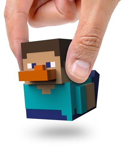 TUBBZ Mini Steve Collectible Vinyl Rubber Duck Figure - Official Minecraft Merchandise - Video Games and Movies