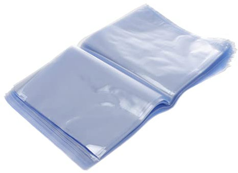 JECOMPRIS 100stücke Pvc Schrumpffolienbeutel Transparente Lebensmittelverpackung Schrumpfbare Laminierfolie Für Seifen Badebomben Flaschen Und Diy Geschenke