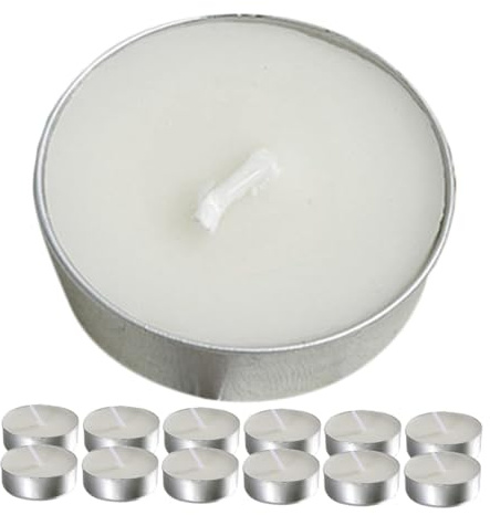 Cabilock Eleganti Candele Rotonde Tealight Set Da 100 Pezzi Profumate Per Banchetti Nuziali E Per La Casa