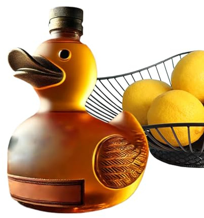 Tequila Carafe, Spirit Bottle, Wine Duck Figurine, Gift Idea, Whisky Gift, Home Decor Decoration