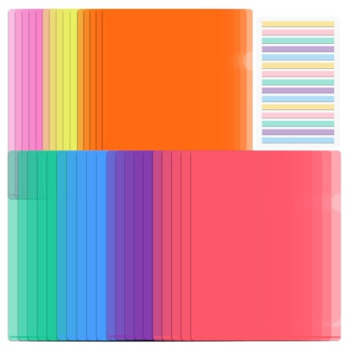 35 Pochettes Plastiques Perforées A4 Transparentes