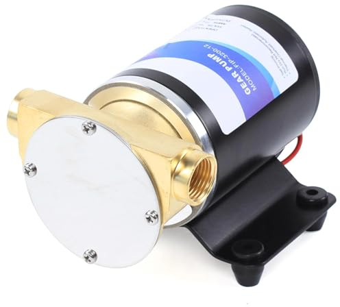 Bomba de agua autocebante de 120 W, bomba de achique autocebante, bomba con impulsor de cobre, adecuado para diversas tareas de bombeo y drenaje en la vida cotidiana, incluido el drenaje de buques